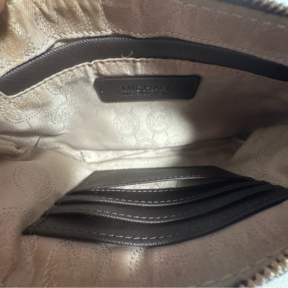 Michael Kors Mini Purse Clutch Wristlet in Brown Monogram Pattern - Picture 4 of 6